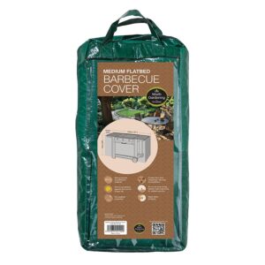 Garland Medium Flat Trolley BBQ Cover - H74 x W130 x D63cm