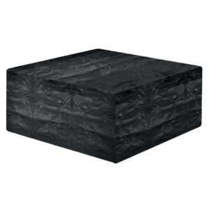 Garland 6 Seater Corner Dining Furniture Set Cover Black
