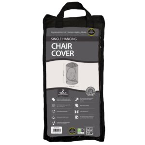 Single Hanging Egg Chair Cover Black